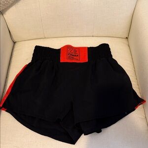 Zumba Fitness Black and Red Shorts